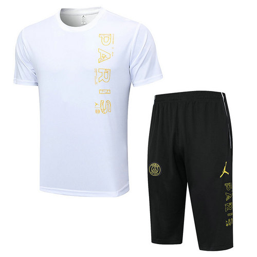 bianco (con capri) formaziones calcio paris saint germain manica corta 2023-2024 a poco prezzo uomo