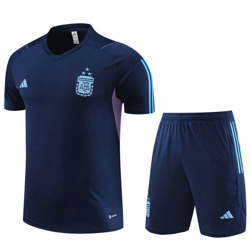 blu reale formaziones calcio argentina manica corta 2023-2024 a poco prezzo uomo