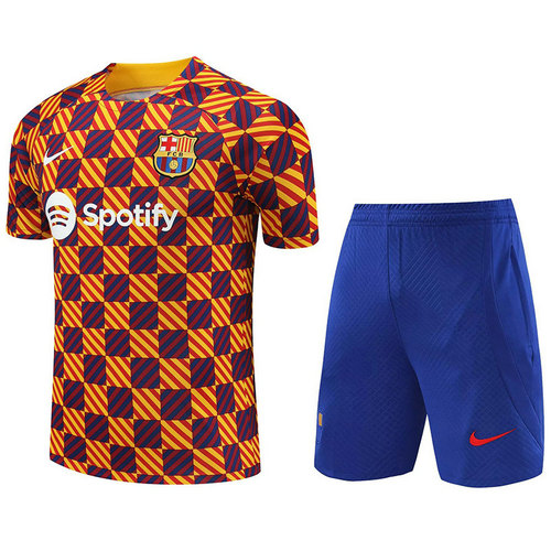 completo formaziones calcio barcellona a poco prezzo 2023 griglia di colore uomo
