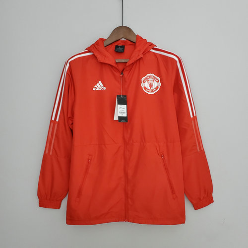 giacca a vento manchester united rosso 2022-2023 uomo