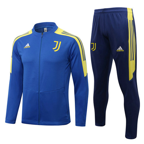 giacca sportiva con zip juve 2022-2023 colore blu uomo