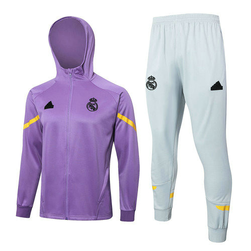 giacche calcio real madrid completo 2024-2025 viola uomo
