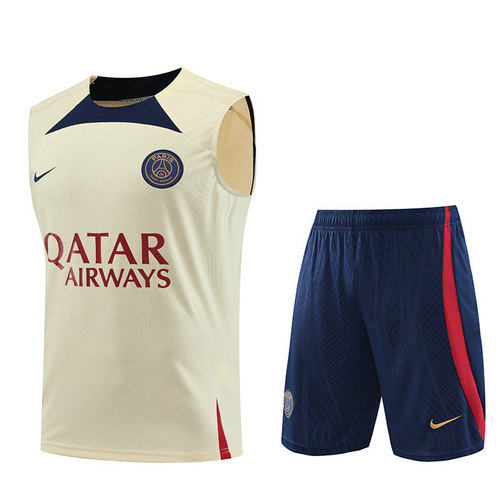giallo chiaro formaziones calcio paris saint germain vest 2023-2024 a poco prezzo uomo