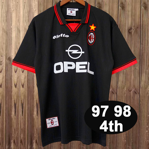 maglia ac milan 4th 1997-1998 uomo