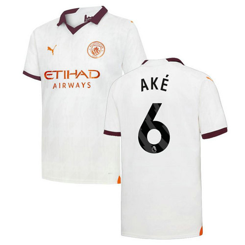 maglia ake 6 manchester city seconda 2023-2024 uomo