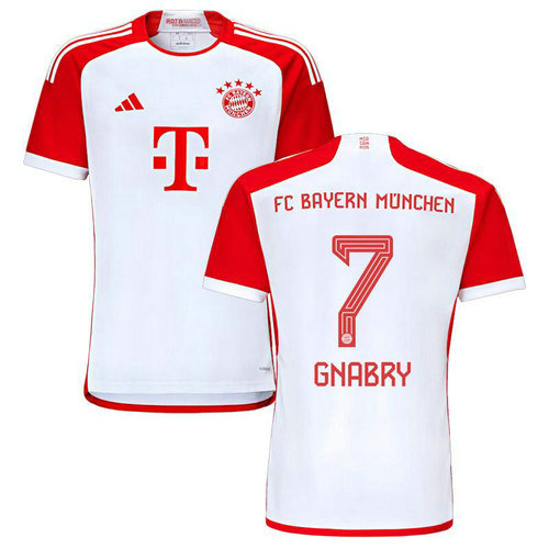 maglia gnabry 7 bayern münchen prima 2023-2024 uomo
