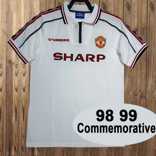 maglia manchester united commemorative edition 1998-1999 uomo