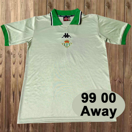 maglia real betis seconda 1999-2000 uomo