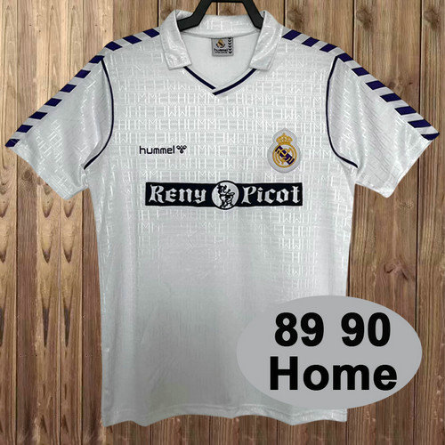 maglia real madrid prima 1989-1990 uomo