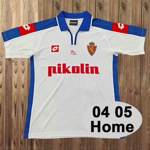 maglia real zaragoza prima 2004-2005 uomo