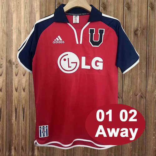 maglia universidad de chile seconda 2001-2002 uomo