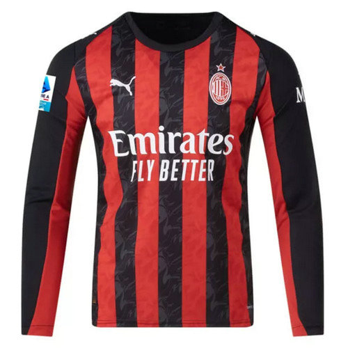 manica lunga maglia ac milan prima 2025-2026 uomo
