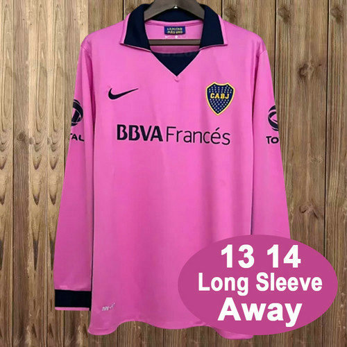 manica lunga maglia boca juniors seconda 2013-2014 uomo