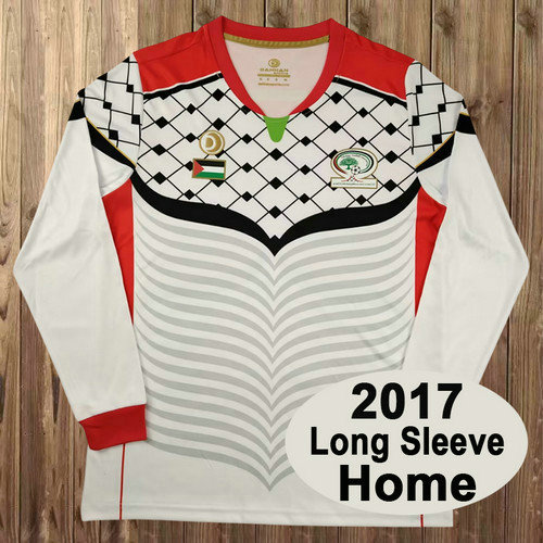 manica lunga maglia palestine prima 2017 uomo
