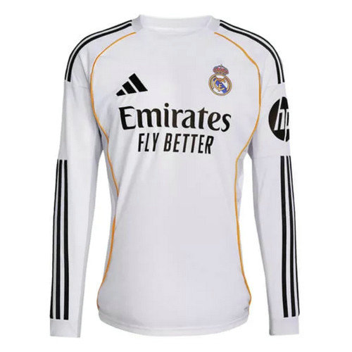 manica lunga maglia real madrid prima 2025-2026 uomo