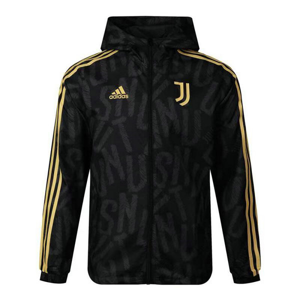 moda giacca a vento juventus 2021 2022 nero uomo