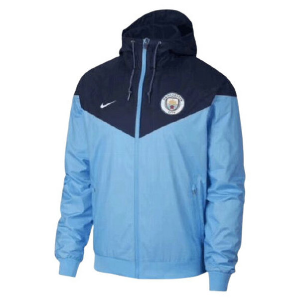 moda giacca a vento manchester city 2021 2022 blu uomo