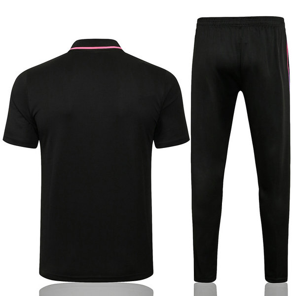 moda maglietta polo psg completo 21 22 nero uomo