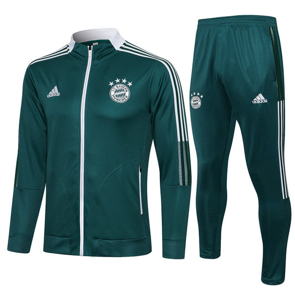 moda tuta sportiva bayern münchen completo 2021 2022 verde uomo