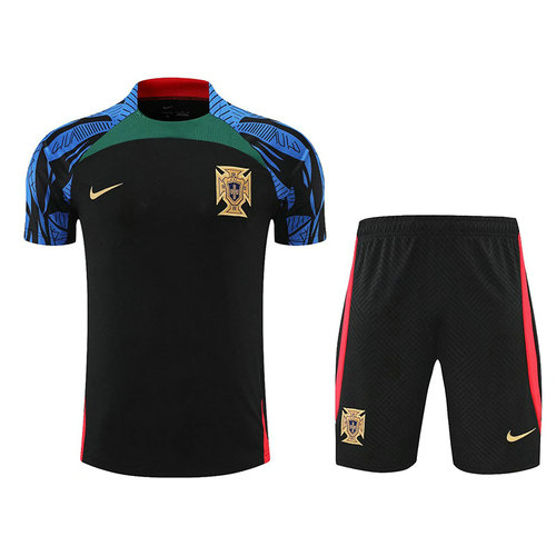 pantaloncini + maniche corte real madrid 2022-2023 nero blu uomo
