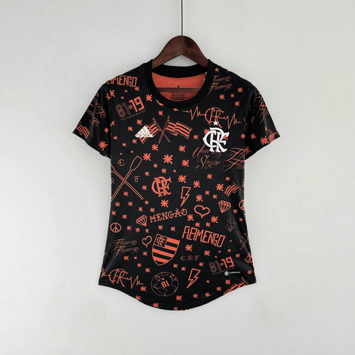 pre-match maglia flamengo pre-partita 2022-2023 donna