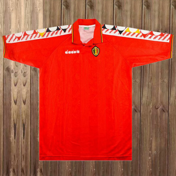 prima maglia belgio 1994-1996 rosso uomo