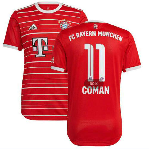 prima maglia coman 11 bayern munchen 2022-2023 uomo