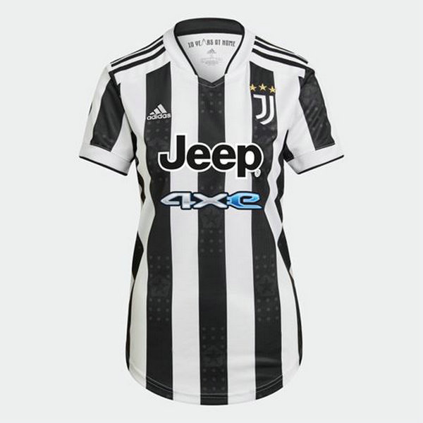 prima maglia juventus 2021 2022 nero bianco donna