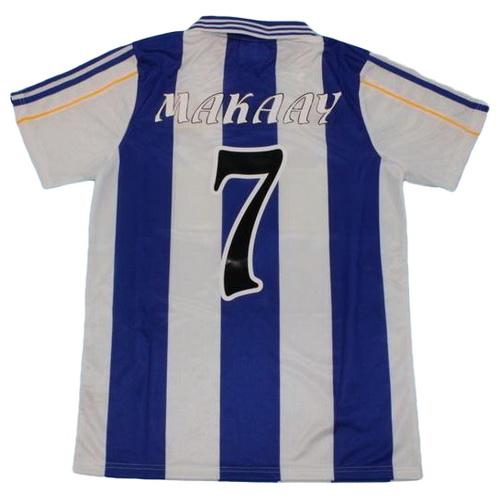 prima maglia mahaay 7 deportivo la coruña 1999-2000 blu bianco uomo