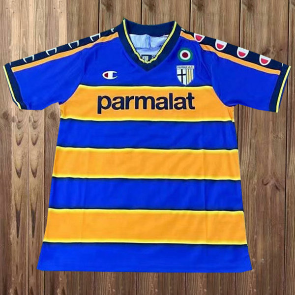 prima maglia parma 2002-2003 blu uomo