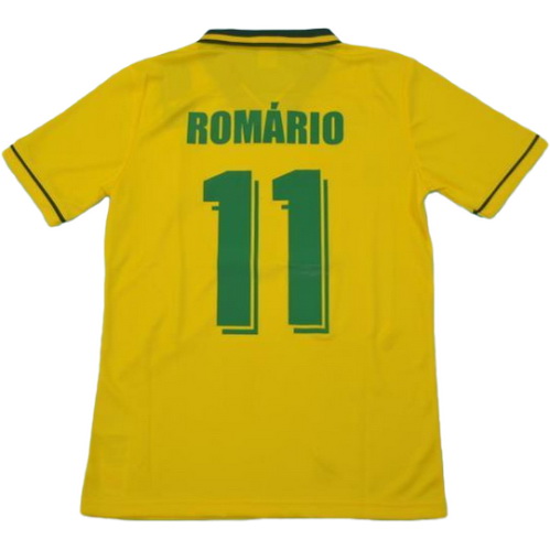 prima maglia romario 11 brasile copa mundial 1994 giallo uomo