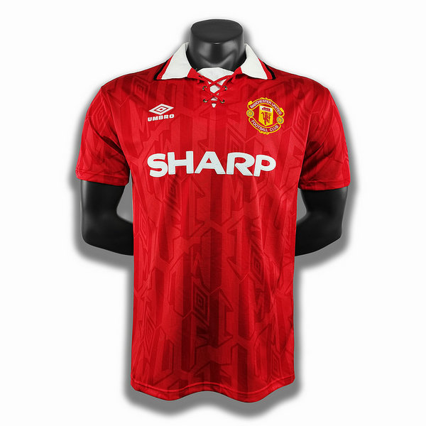 prima player maglia manchester united 1994 rosso uomo