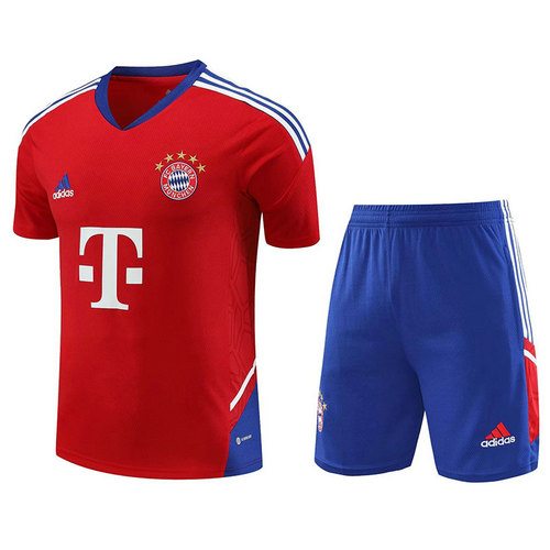 rosso formaziones calcio bayern münchen manica corta 2023-2024 a poco prezzo uomo
