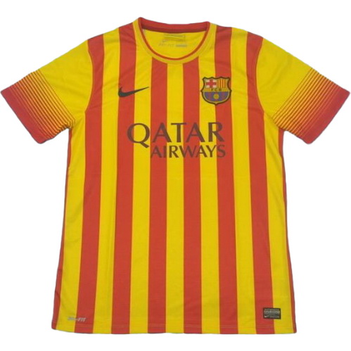 seconda maglia barcellona 2013-2014 giallo uomo