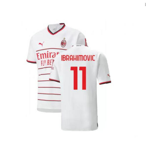 seconda maglia ibrahimovic 11 ac milan 2022-2023 uomo