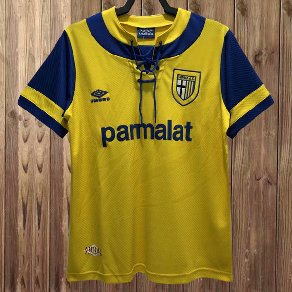 seconda maglia parma 1993-1995 giallo uomo