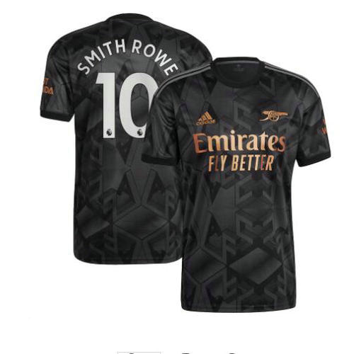 seconda maglia smith rowe 10 arsenal 2022-2023 uomo