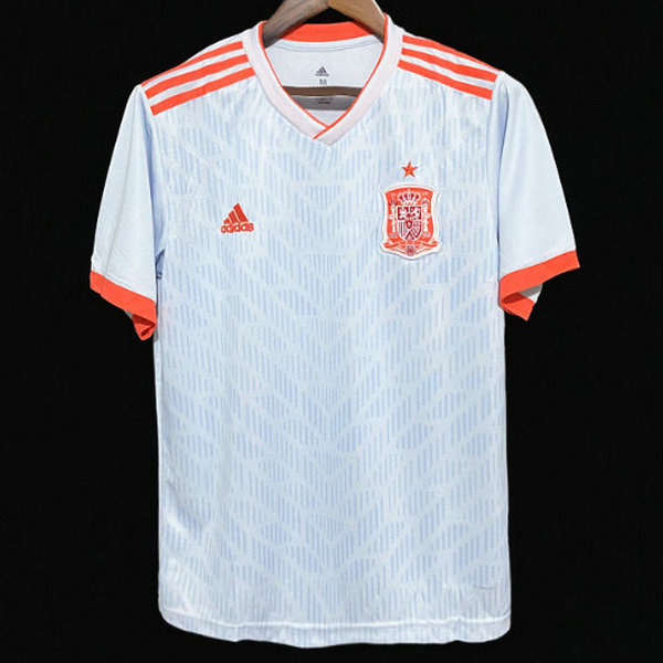 seconda maglia spagna 2018 bianco uomo