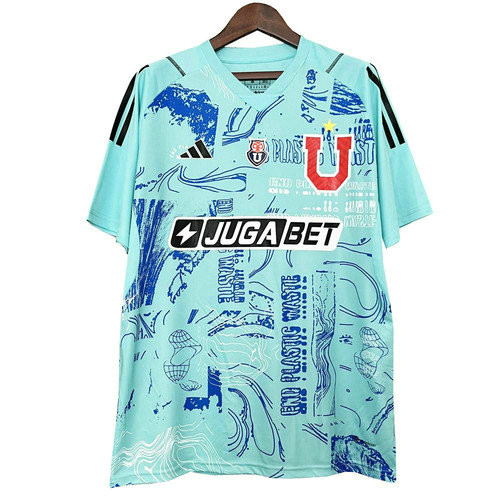 thailandia maglia universidad de chile portiere 2024-2025 blu uomo