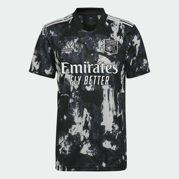 thailandia terza maglia olympique lyon 2021 2022 nero uomo