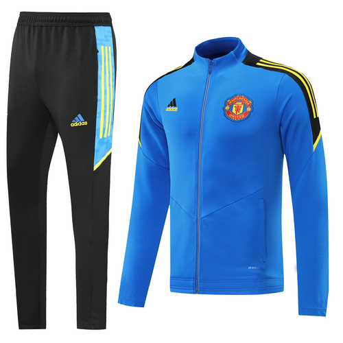 tuta sportiva manchester united colore blu 2022-2023 uomo